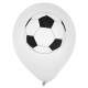 Ballon gonflable blanc imprim ballon Football (lot ... : illustration