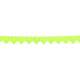 Guirlande coeurs vert anis de 3 m en papier ignifug  : illustration