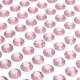 100 strass  coller diamants rond 4 mm rose : illustration