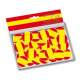 Confettis de table drapeau Espagne : illustration