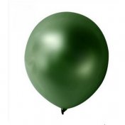 10 ballons vert émeraude métallisés 25 cm