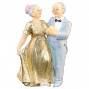 Figurine couple de mariés - Noces d'Or