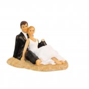 Figurine de mariage "Couple sur le sable "